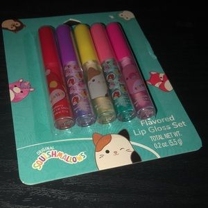 NIB SQUISHMALLOWS™ 5-piece flavored lip gloss set